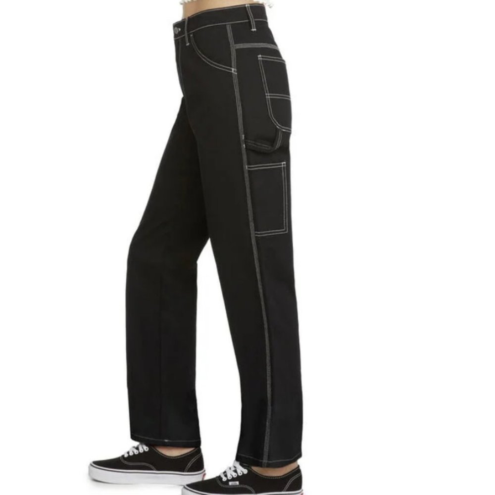 Dickies Girl Relaxed Fit Carpenter Pants Black 3